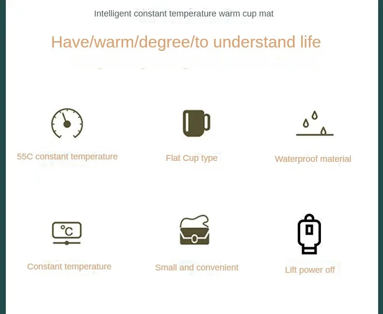 Smart Thermostatic Coaster with Mug