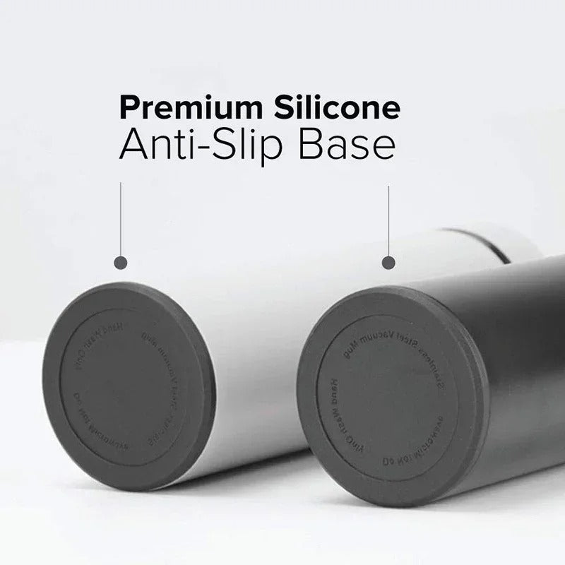 Stainless Steel Thermos Bottle with Digital Temperature Display