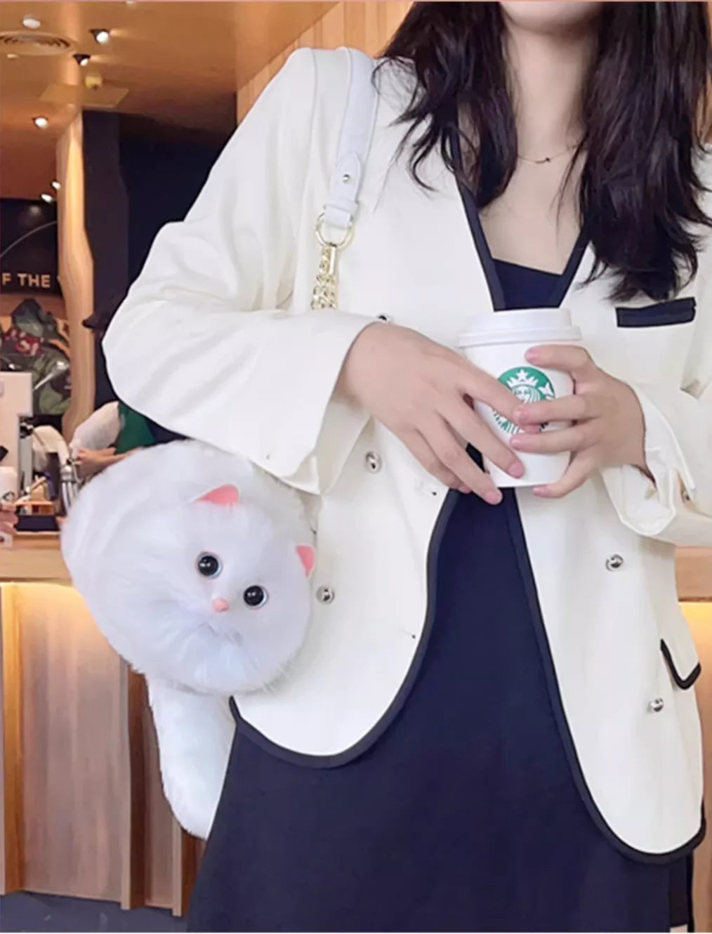 Plush Kitty Bag