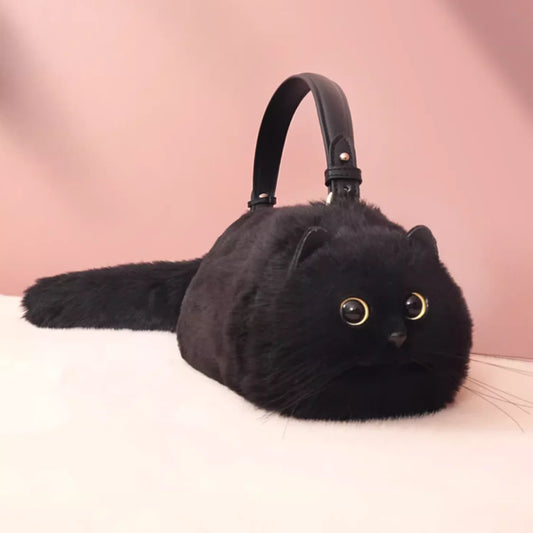Plush Kitty Bag