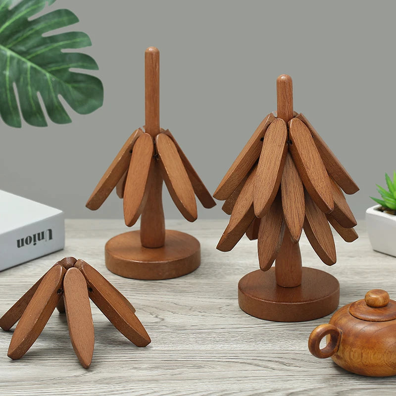 Tree Design Wooden Trivets