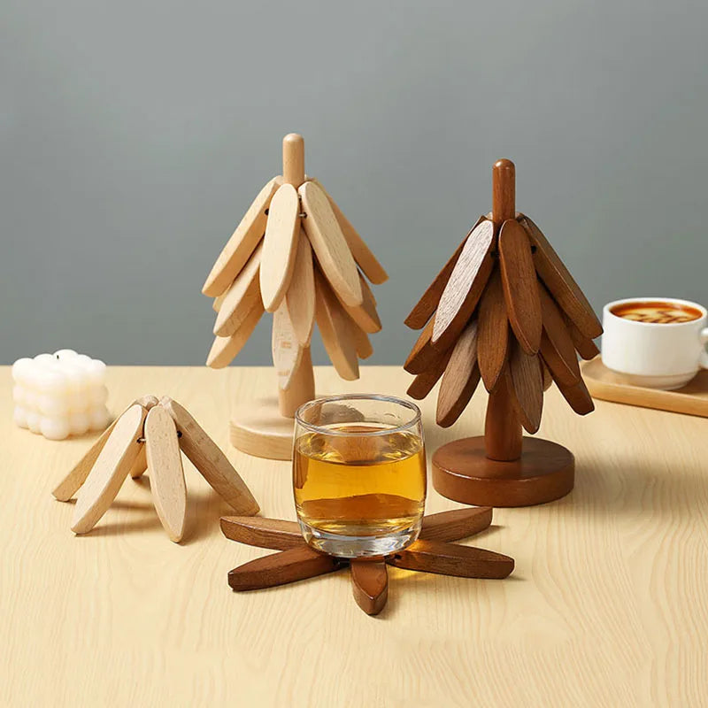 Tree Design Wooden Trivets