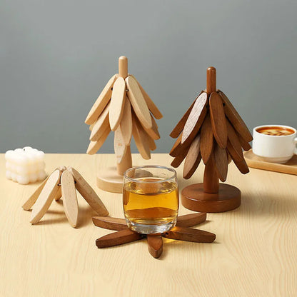 Tree Design Wooden Trivets