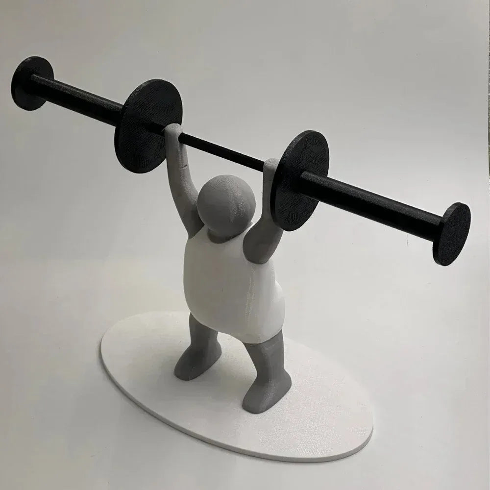 Weightlifting Toilet Paper Holder