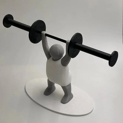 Weightlifting Toilet Paper Holder