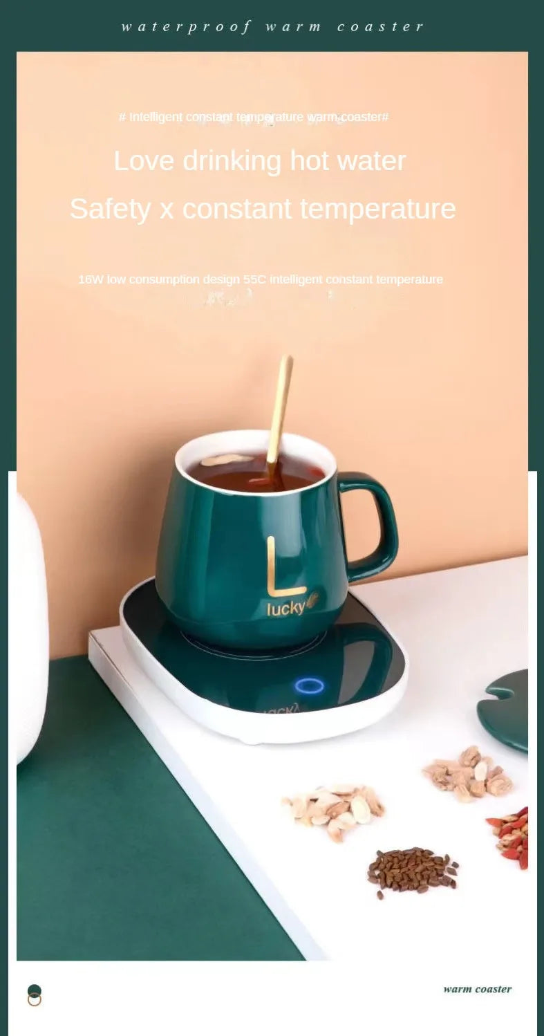 Smart Thermostatic Coaster with Mug