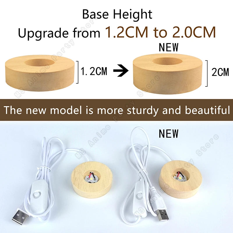 3D Crystal Night Ball