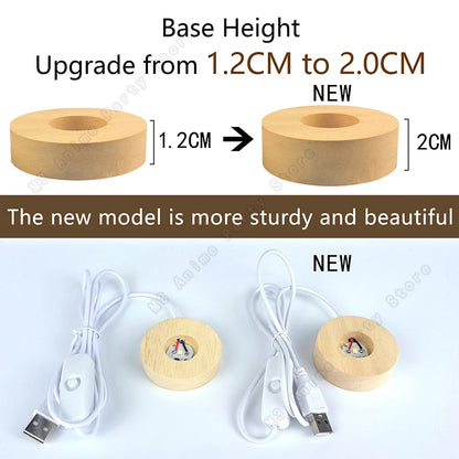 3D Crystal Night Ball