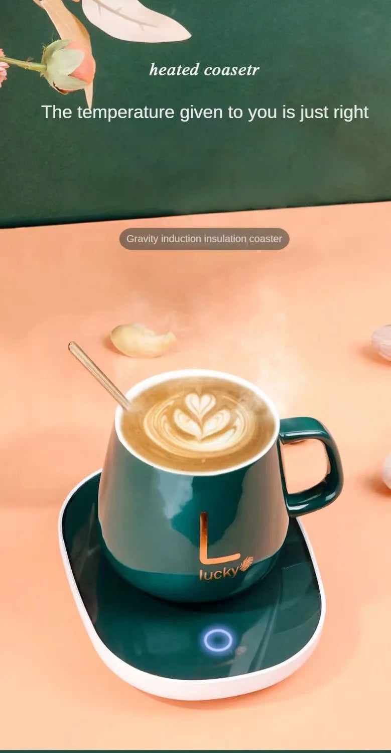 Smart Thermostatic Coaster with Mug