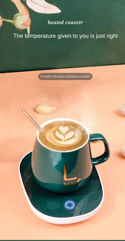 Smart Thermostatic Coaster with Mug