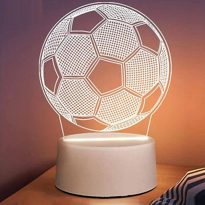 LED 3D Football Theme Night Light