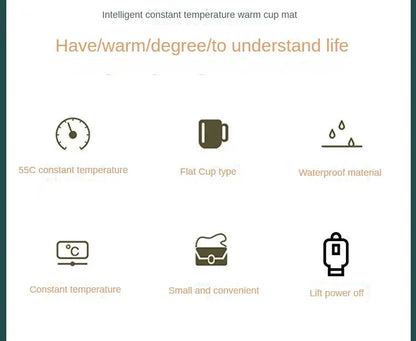 Smart Thermostatic Coaster with Mug