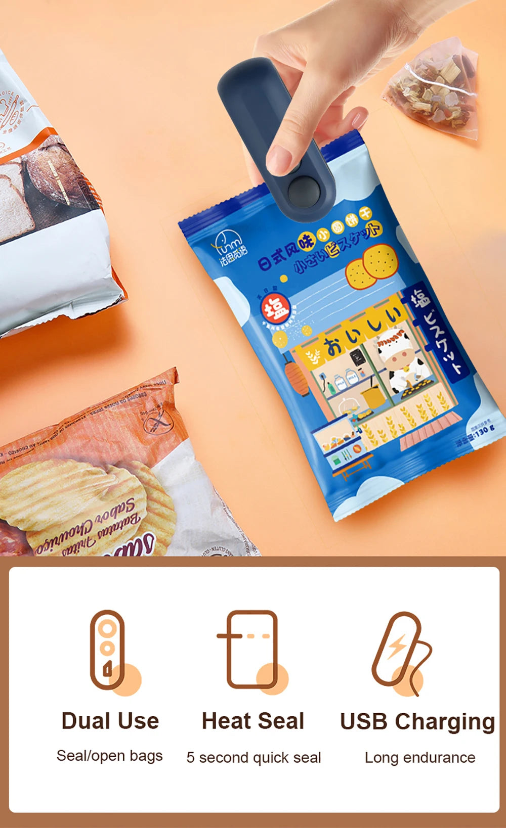 Food Packaging Heat Sealer