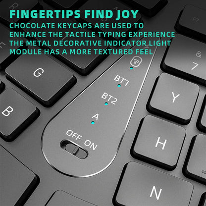 The ErgoFlow Keyboard (Palm Rest Included)