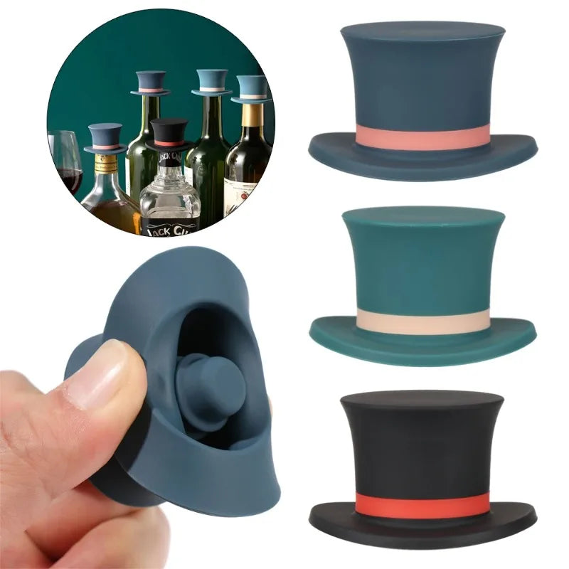 Silicone Wine and Champagne Bottle Stopper
