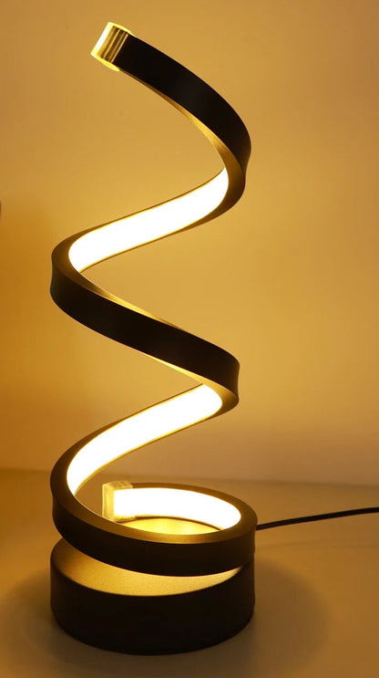 Dimmable Spiral LED Desk Lamp