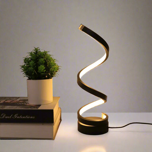 Dimmable Spiral LED Desk Lamp