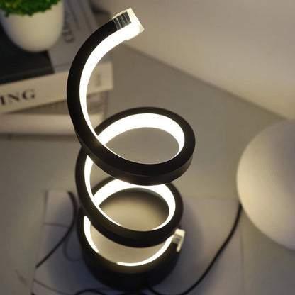 Dimmable Spiral LED Desk Lamp