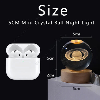 3D Crystal Night Ball