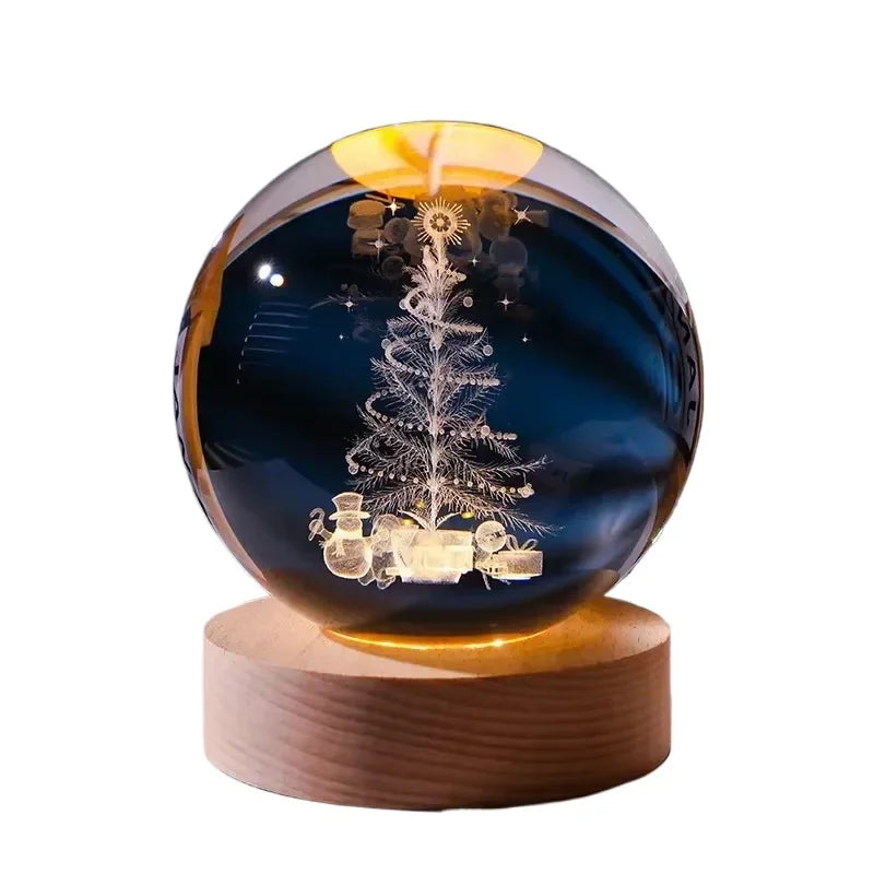 Crystal Christmas Ball Light