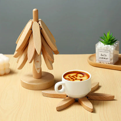 Tree Design Wooden Trivets