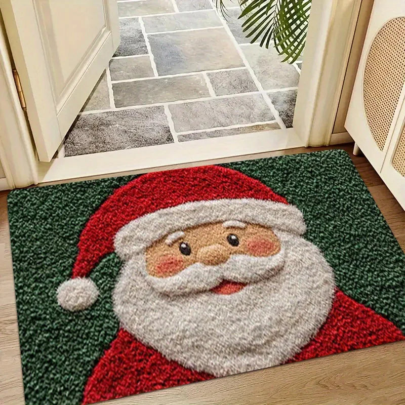 Christmas Door Mat - with Non-Slip Backing