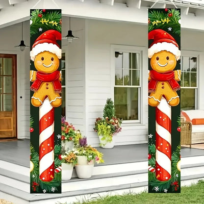 Christmas Gingerbread Man Banners