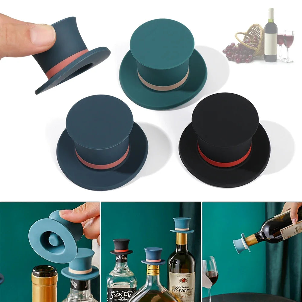 Silicone Wine and Champagne Bottle Stopper