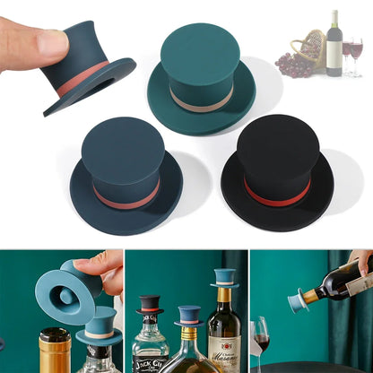 Silicone Wine and Champagne Bottle Stopper