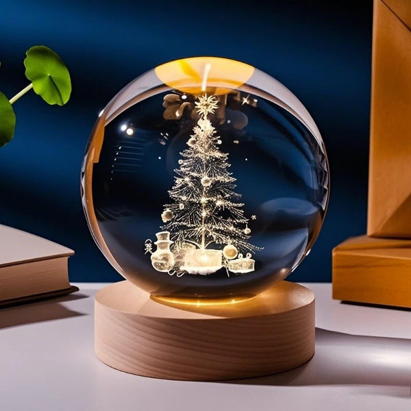 Crystal Christmas Ball Light