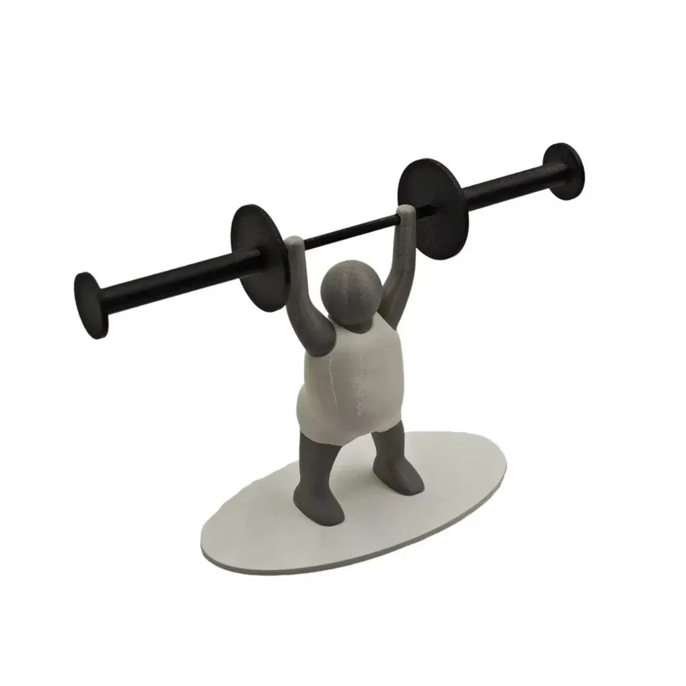 Weightlifting Toilet Paper Holder