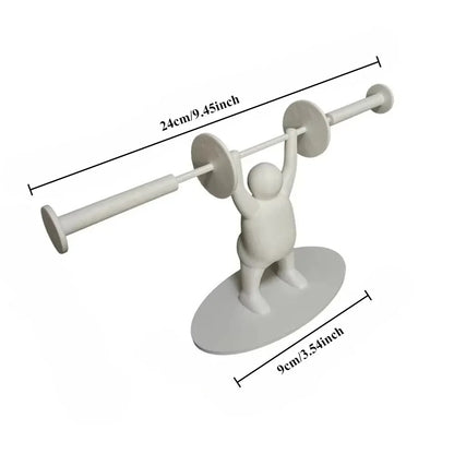 Weightlifting Toilet Paper Holder